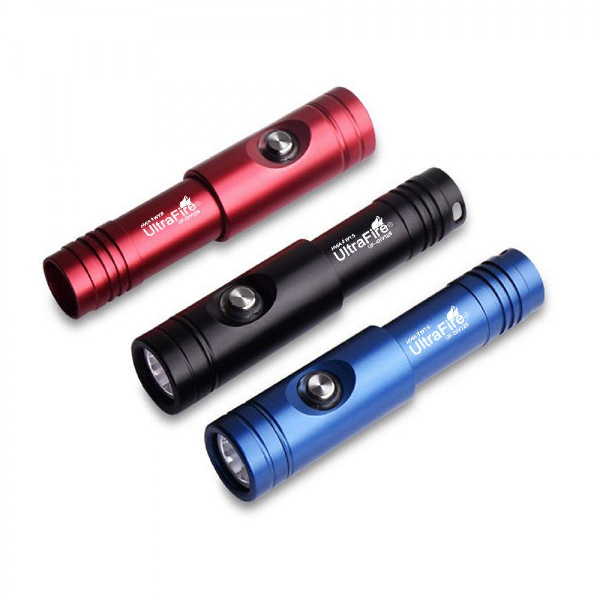UltraFire UF-DIV12S LED Diving Flashlight (Under water200M )