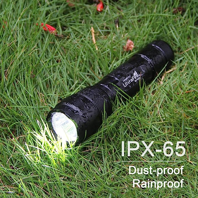 UltraFire WF-502B Single Mode 1000 Lumens Tactical Flashlight with Holster -Amazon