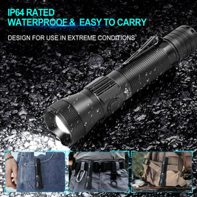 New Releases  UltraFire E5 USB Charging High Lumen Tactical Flashlights