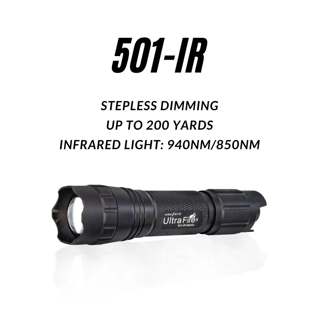 UltraFire® 501-IR Infrared Flashlight