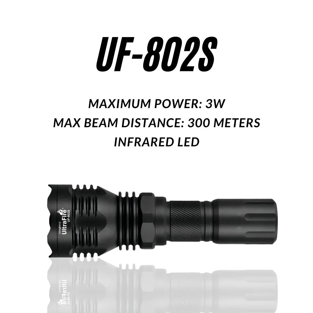 UltraFire® UF-802S Infrared Hunting Flashlight
