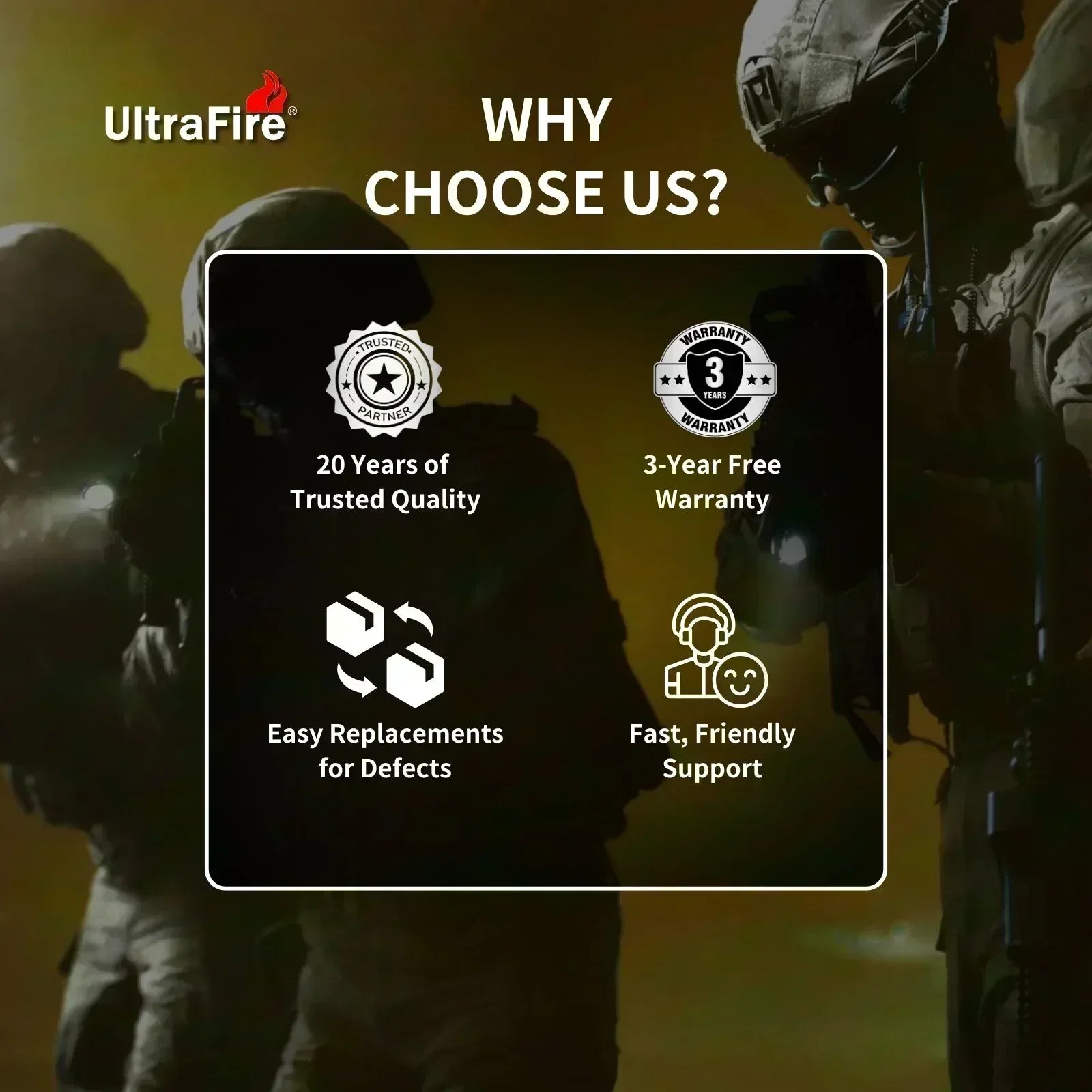 20 Years of Trusted Quality.
3-Year Free Warranty.
Easy Replacements for Defects.
Fast, Friendly Support.