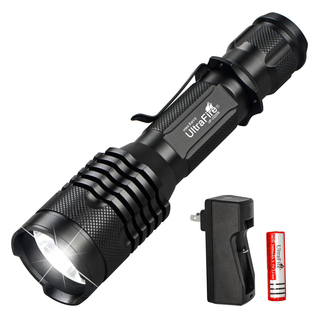 UltraFire UF-2220B High Power LED Strong Light flashlight