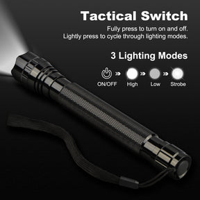 UltraFire WF-501 LED Flashlight, use 2*18650 Batteries