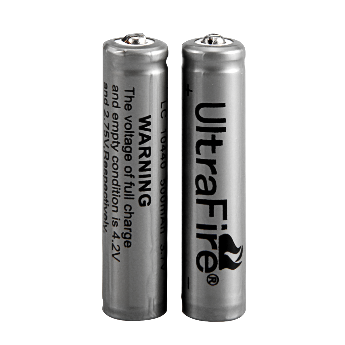 UltraFire 500mAh 3.7V 10440 Rechargeable Lithium Battery With Protecti