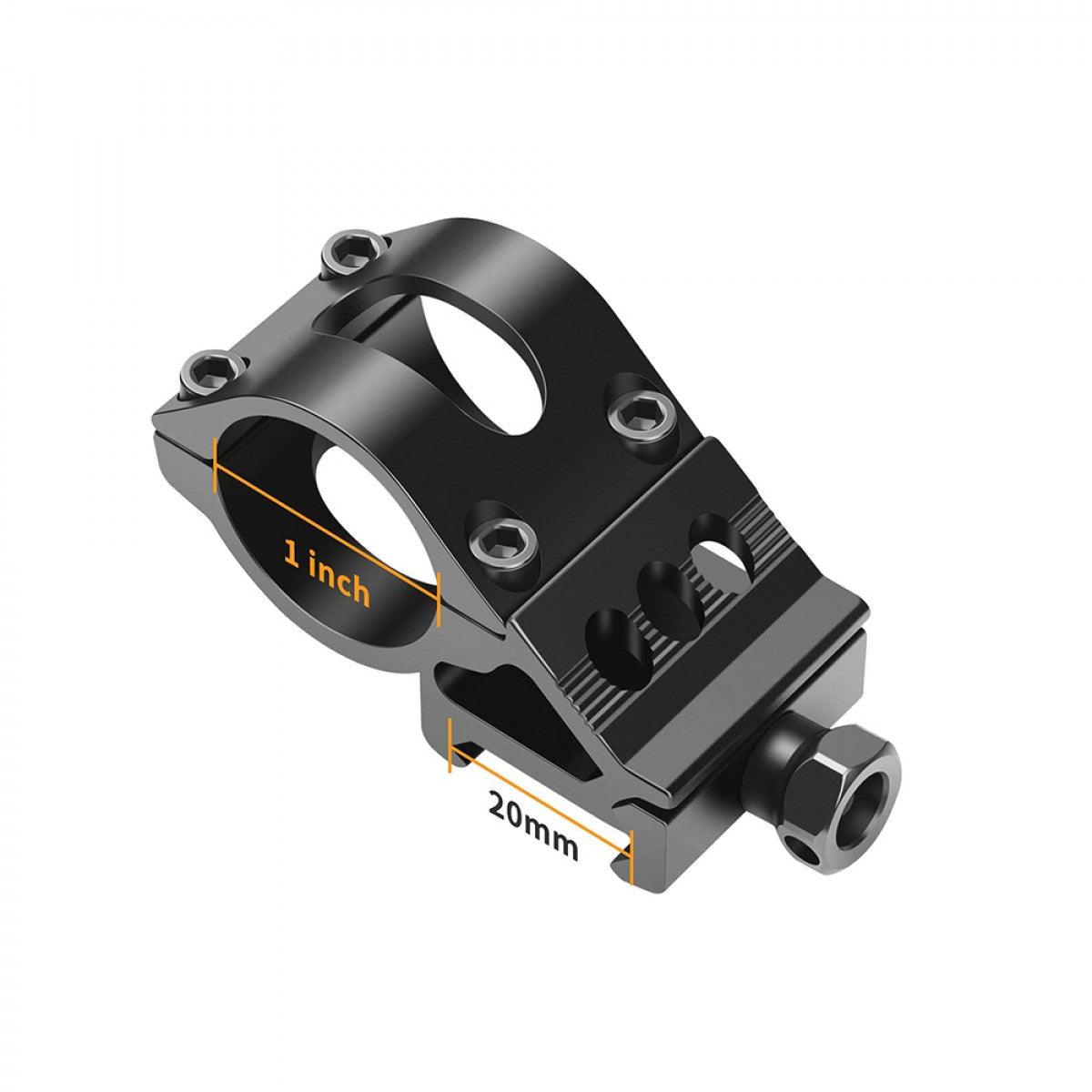 UltraFire Offset Picatinny Flashlight Mount