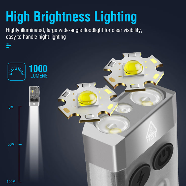New UltraFire V10 High-Performance Work Light EDC Portable Multi-Function Flashlight
