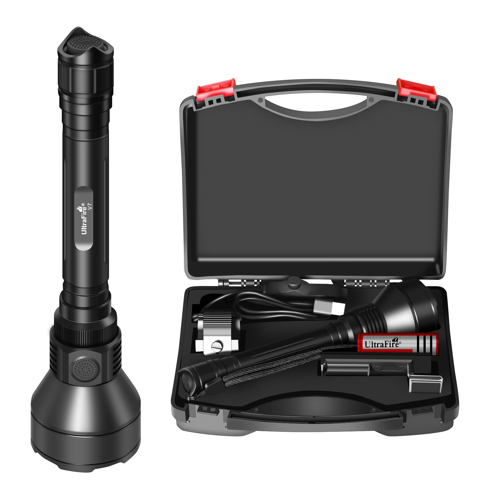 UltraFire V7 Tactical Flashlight