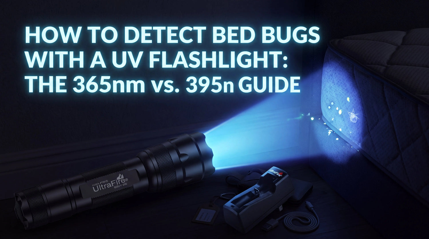 How to Detect Bed Bugs with a UV Flashlight: The 365nm vs. 395nm Guide
