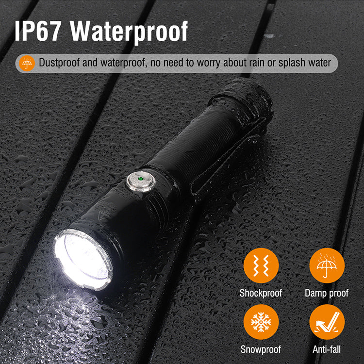 UltraFire  2050LM Mini Type-c Rechargeable Portable Torch Flashlight
