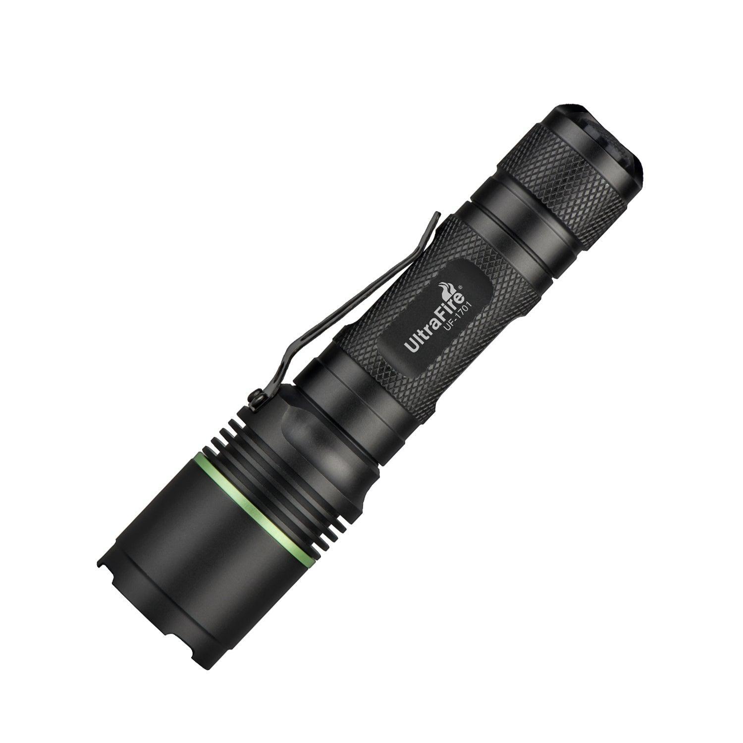 professional black light flashlight UltraFire UF-1701 Black Light UV Flashlight