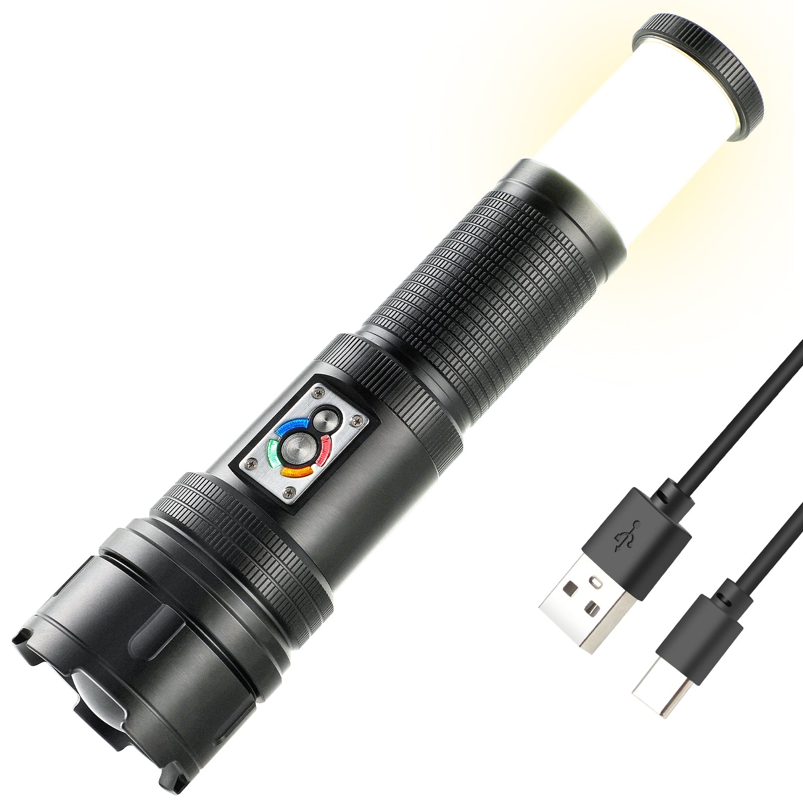 UltraFire Z9PRO Strong Light Rechargeable Multi-Function  20W Flashlight