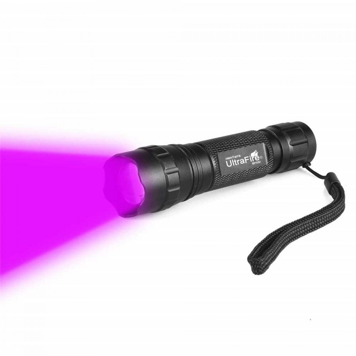 UltraFire 501UV  Focusing Waterproof Outdoor Purple Light Flashlight