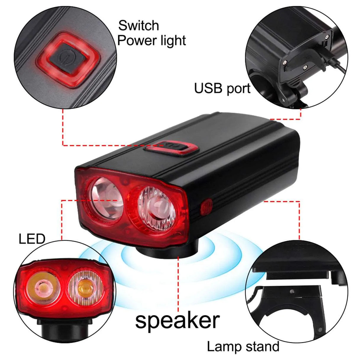 F1 Bicycle Headlight