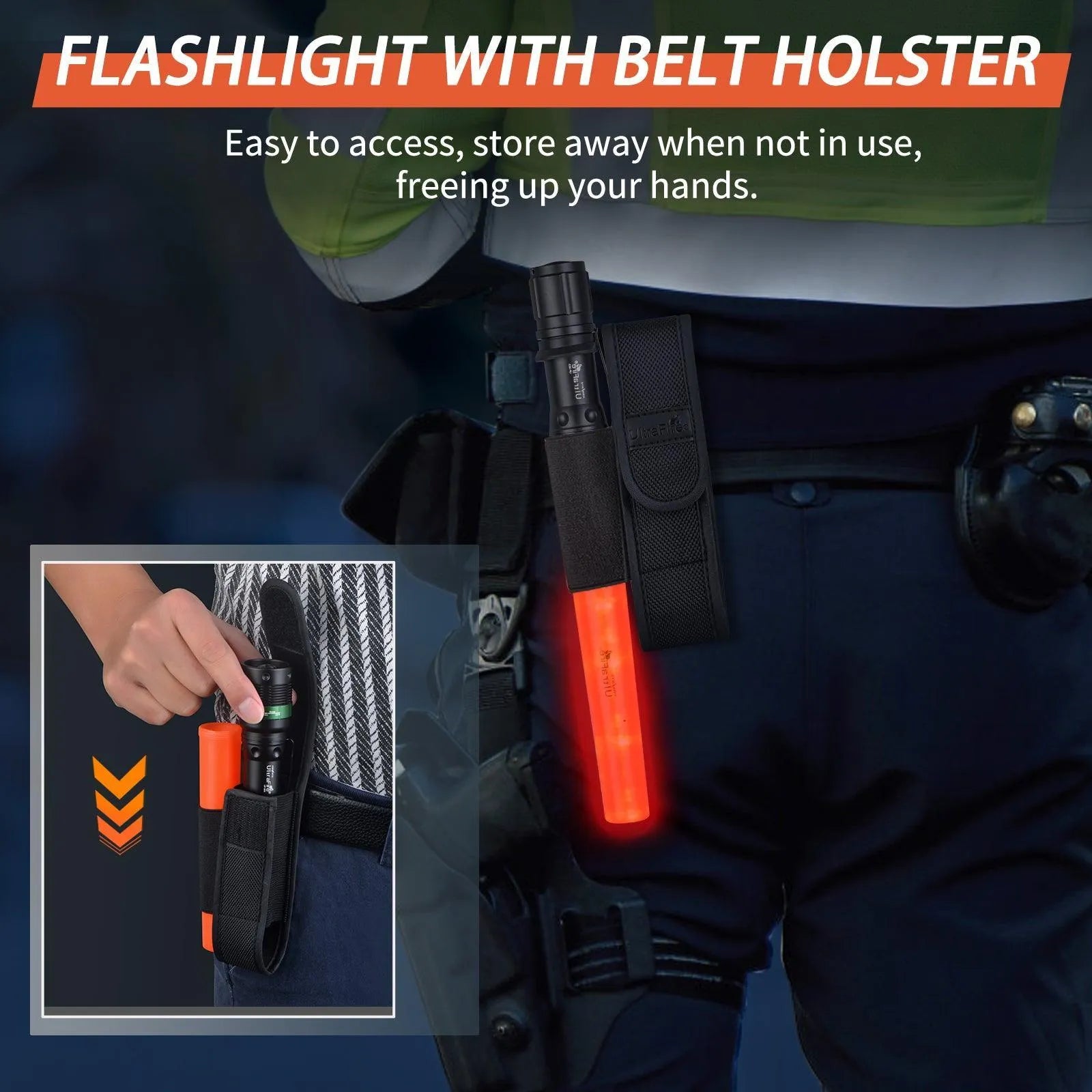 UF-303 Traffic Wand Flashlight - UltraFire