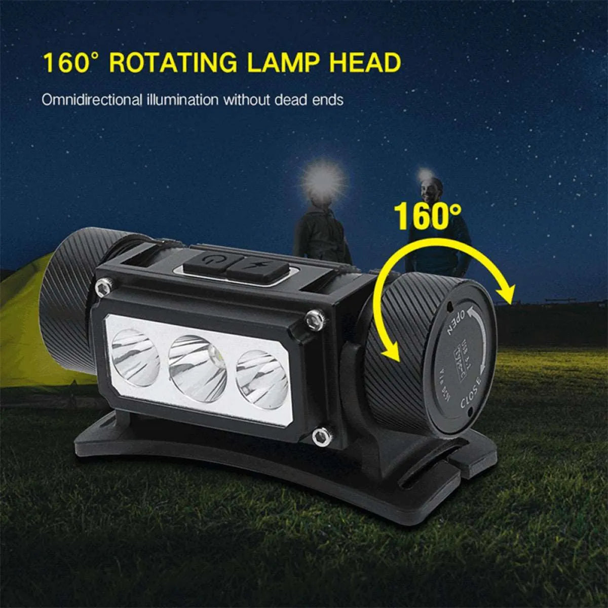 UltraFire P2 Adjustable brightness Headlight