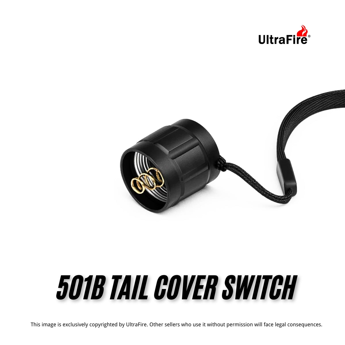 UltraFire TCS Flashlight Tail Cover Switch