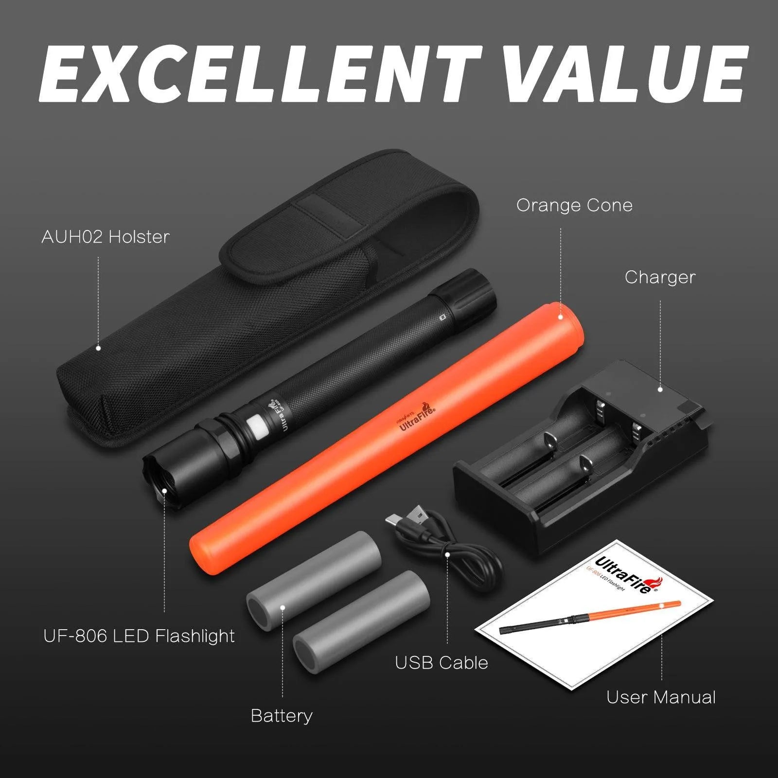 UF-806 Traffic Wand - UltraFire
