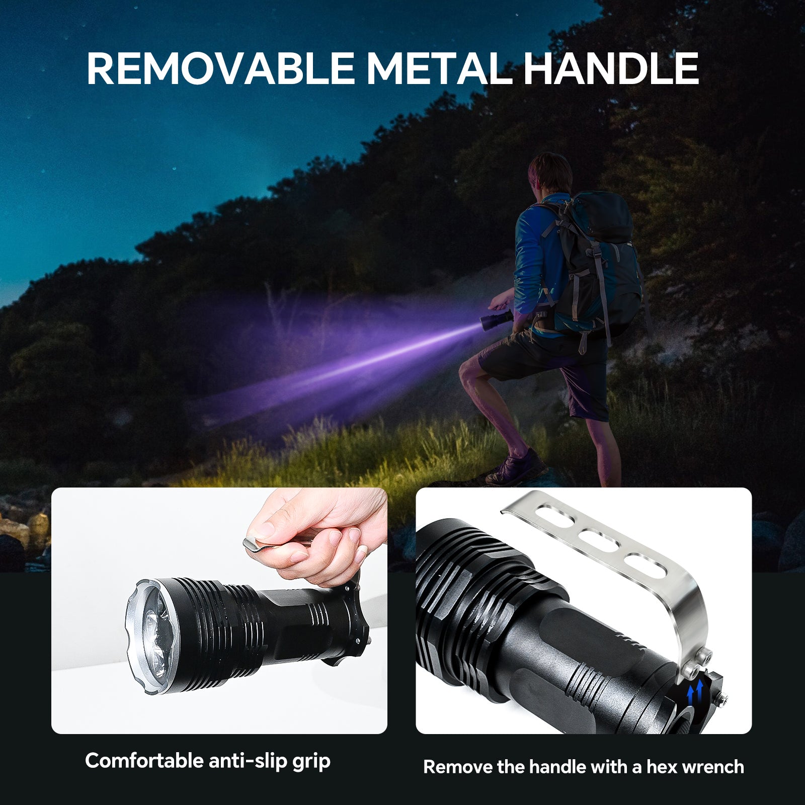 UltraFire UV Flashlight 5 LED 395nm Blacklight Flashlight