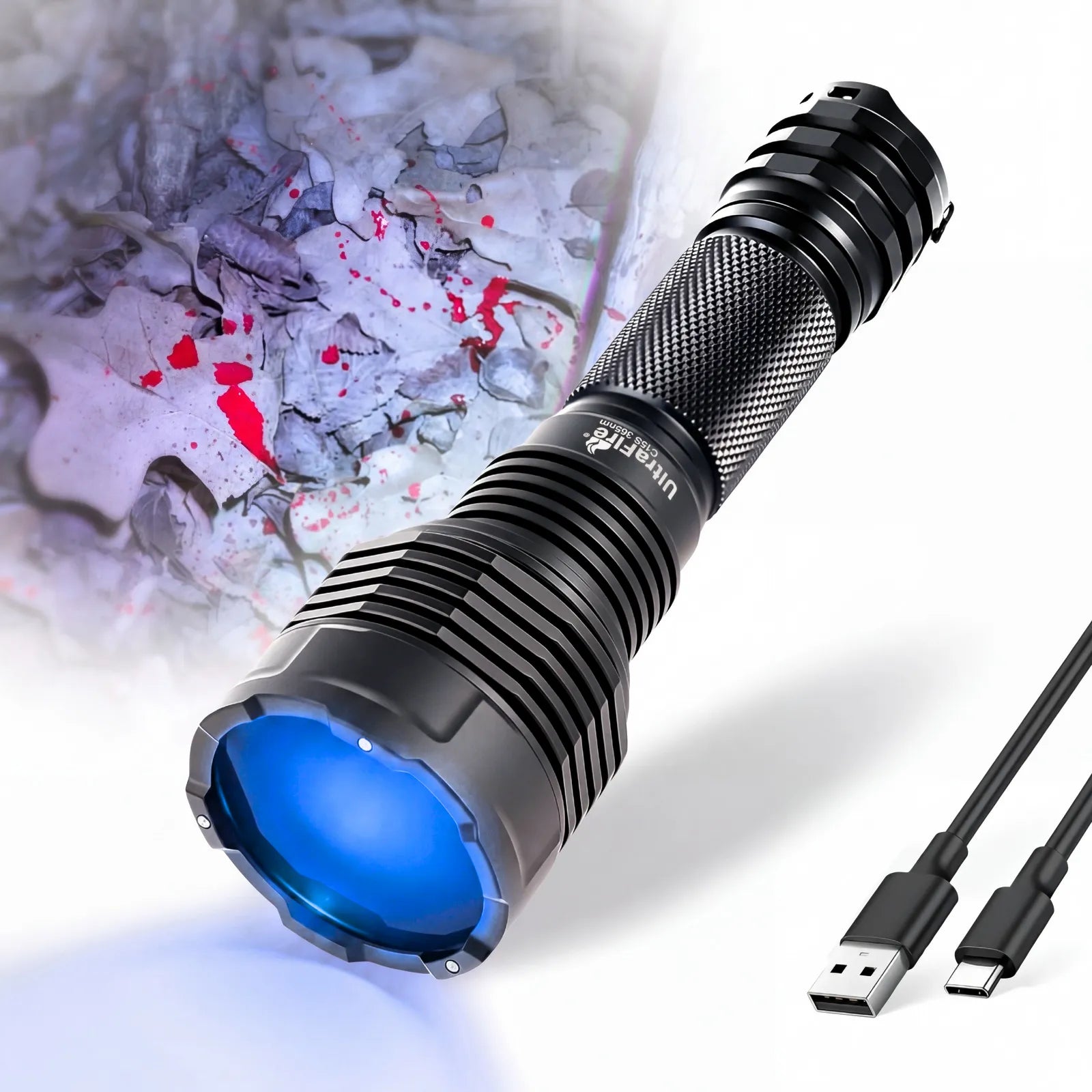 UltraFire C15S 365nm UV Blood Tracking Light