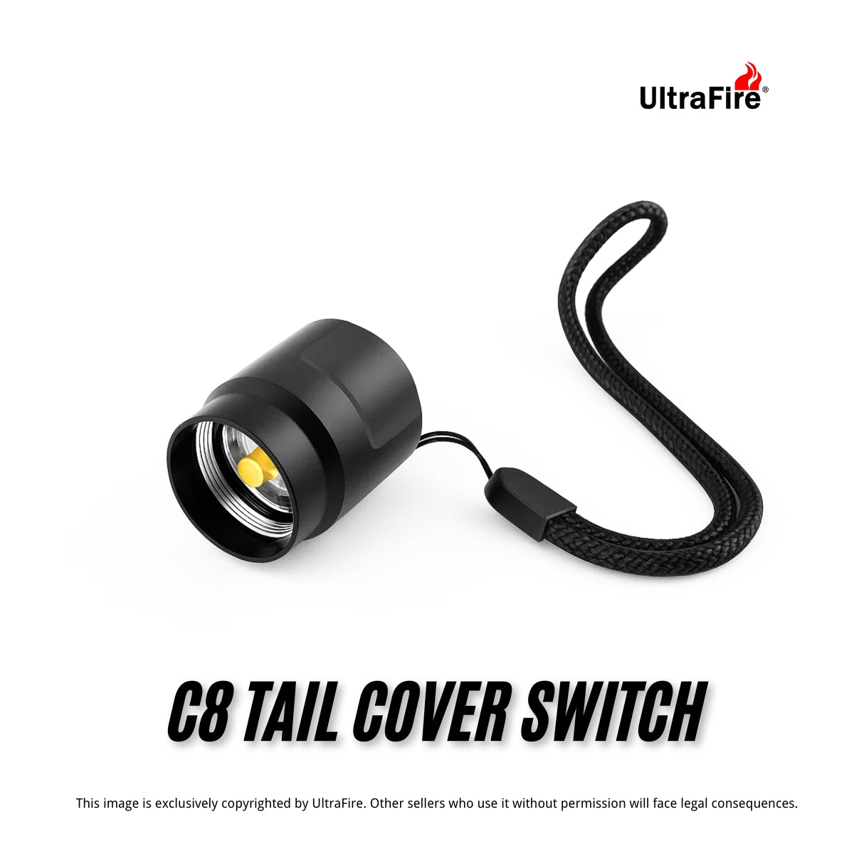 UltraFire TCS Flashlight Tail Cover Switch