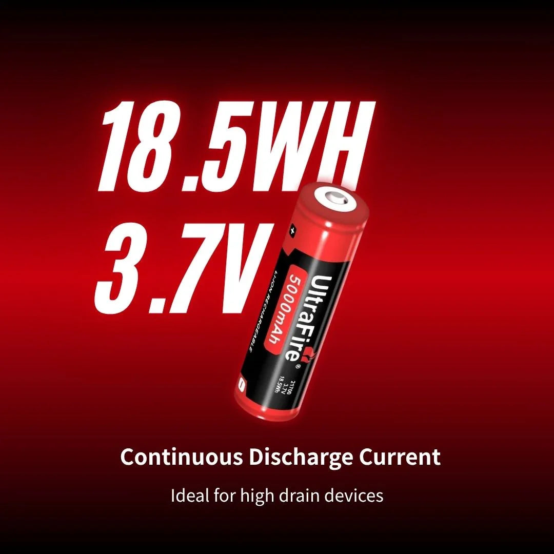 UltraFire 21700 Rechargeable Battery UltraFire 21700 Rechargeable Battery