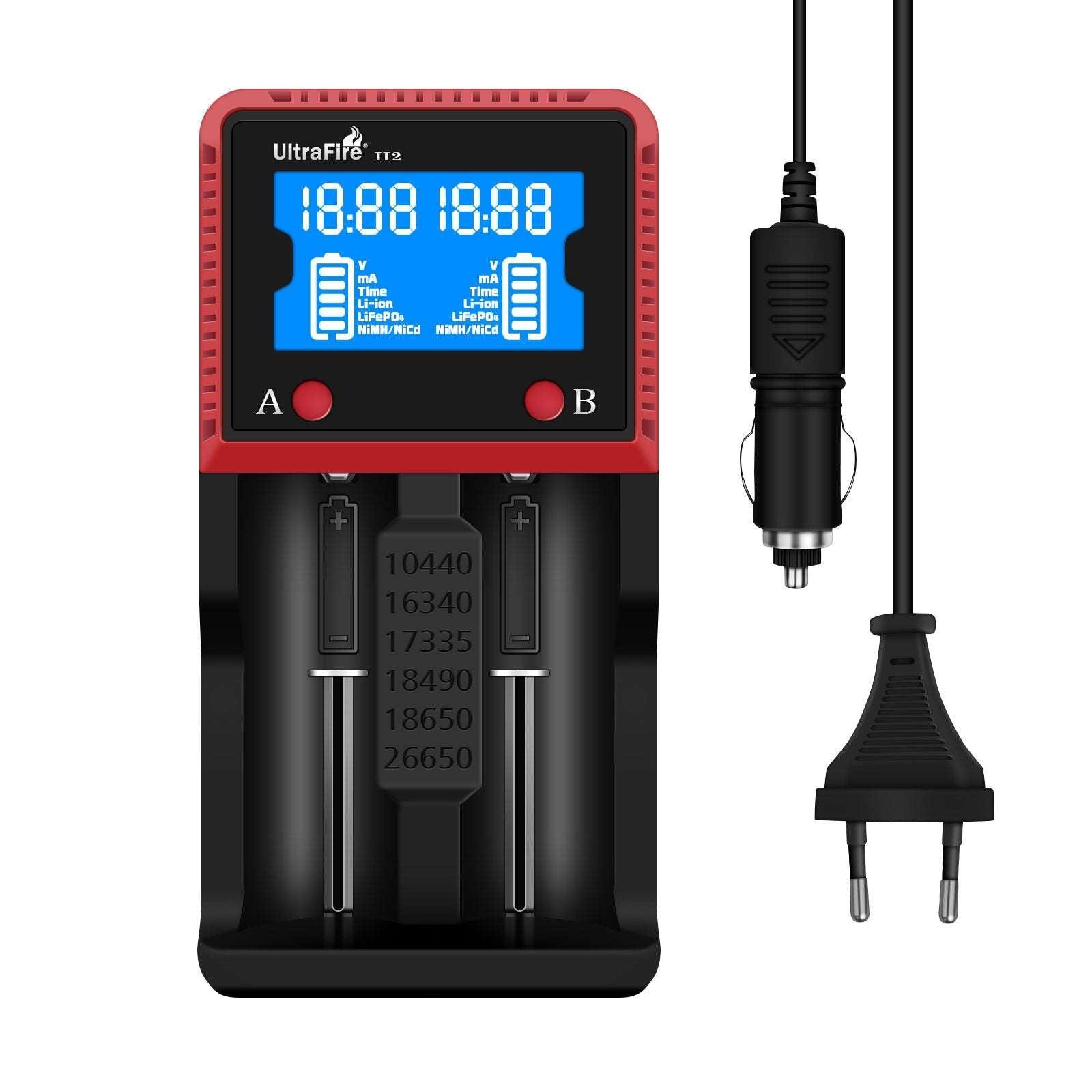 H2 Charger (2 Slots US/EU Standard) - UltraFire