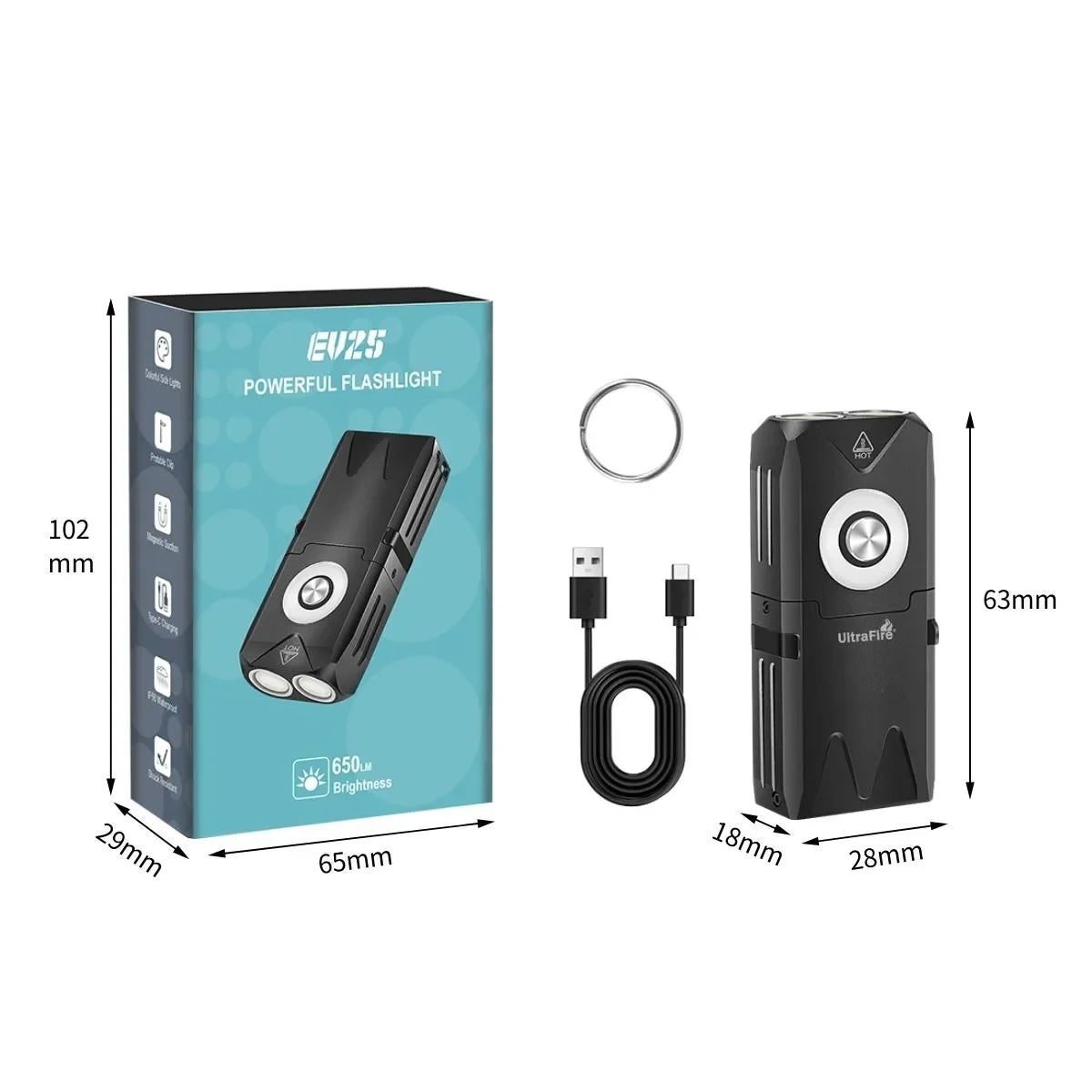 KeychainWorkLightEV25_13 - UltraFire