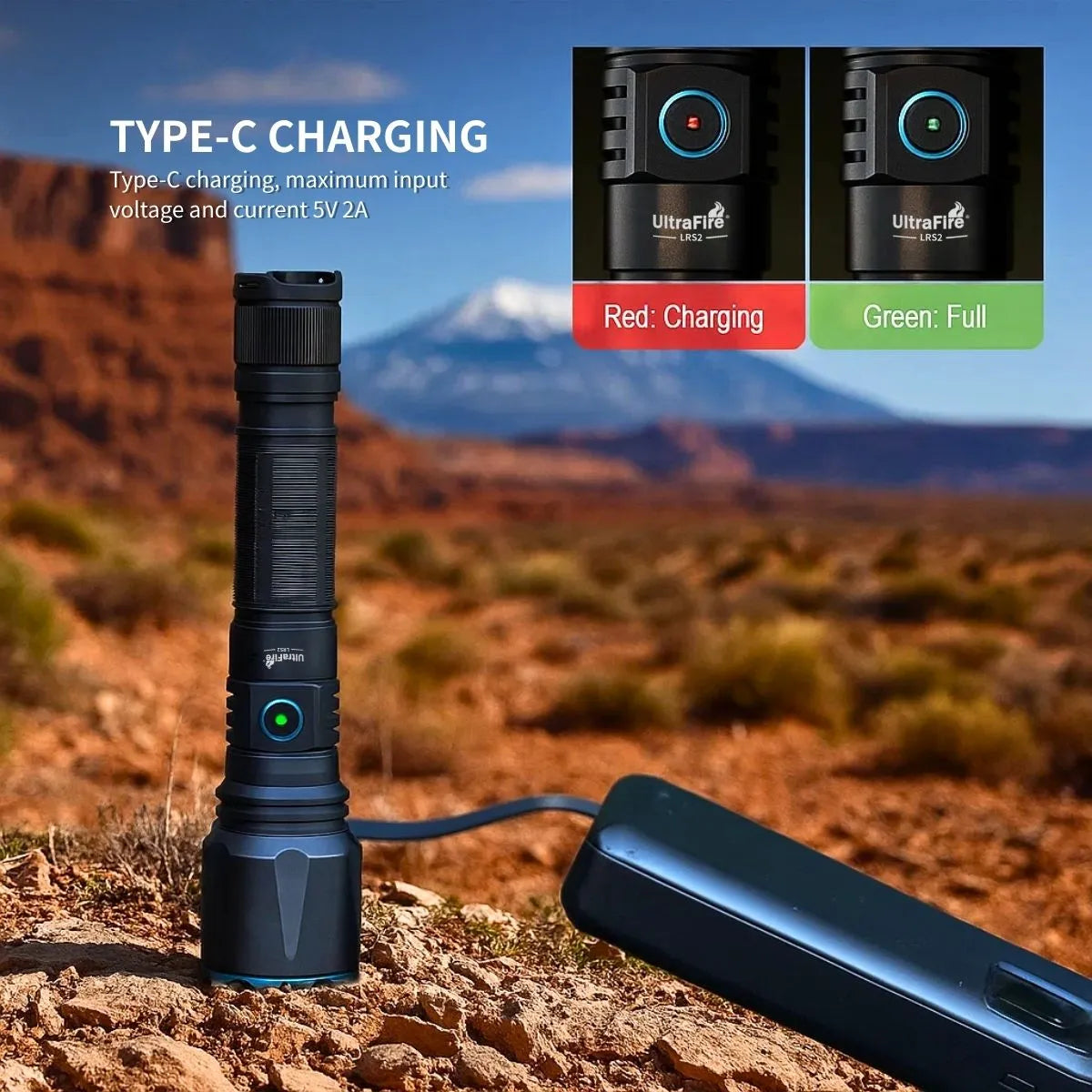 UltraFire LRS2 LEP Tactical Flashlight