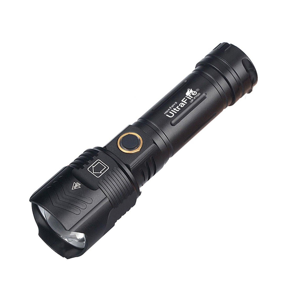 UltraFire UF-P70D Tactical Flashlight - 1800 LUMENS | 200M | 6.6 IN
