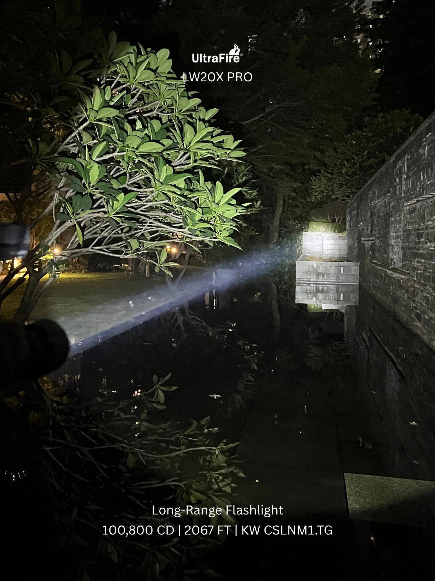 UltraFire® LW20X PRO Long-Range Flashlight