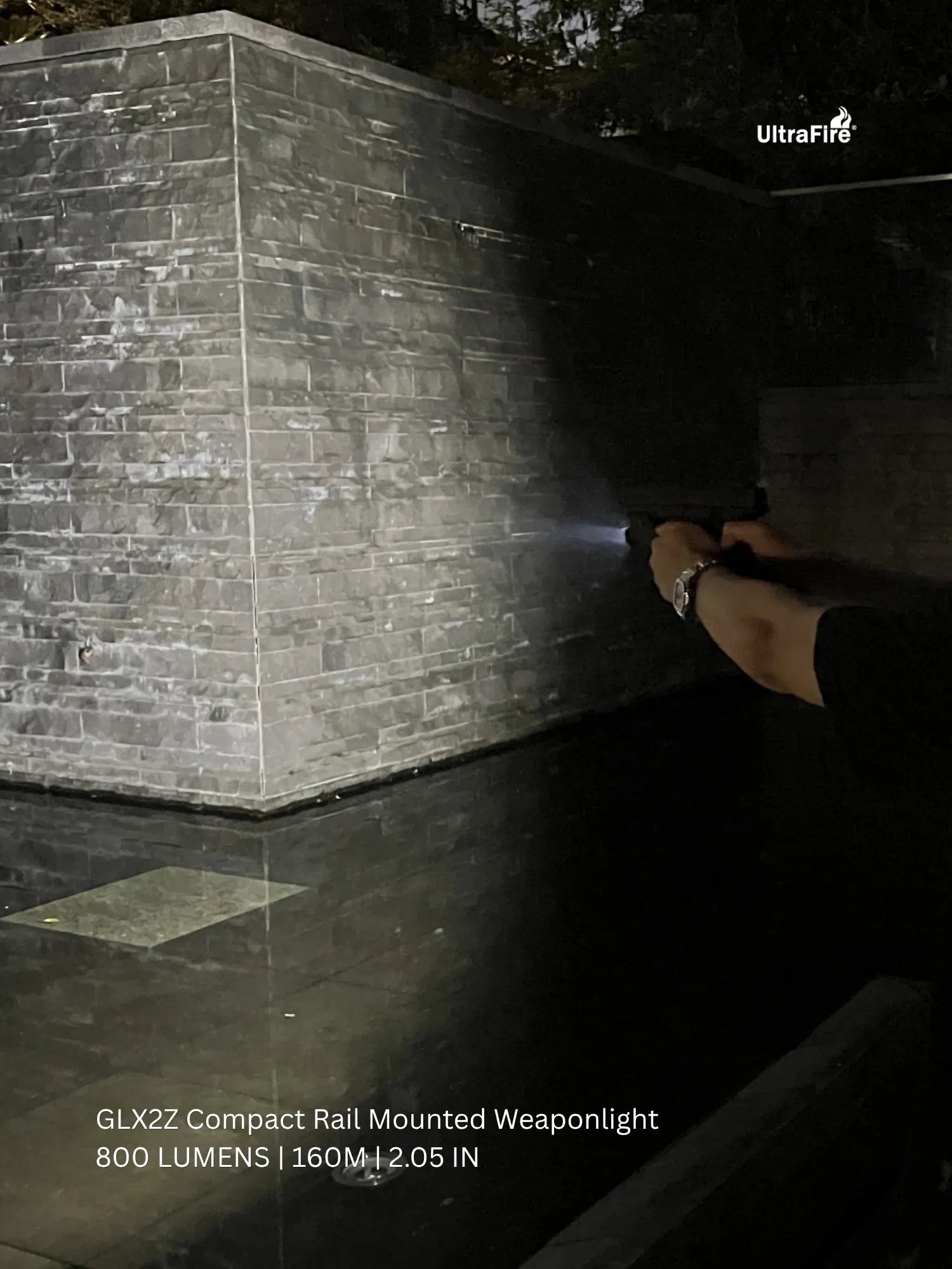 UltraFire® GLX2Z Compact Rail Mounted Weaponlight