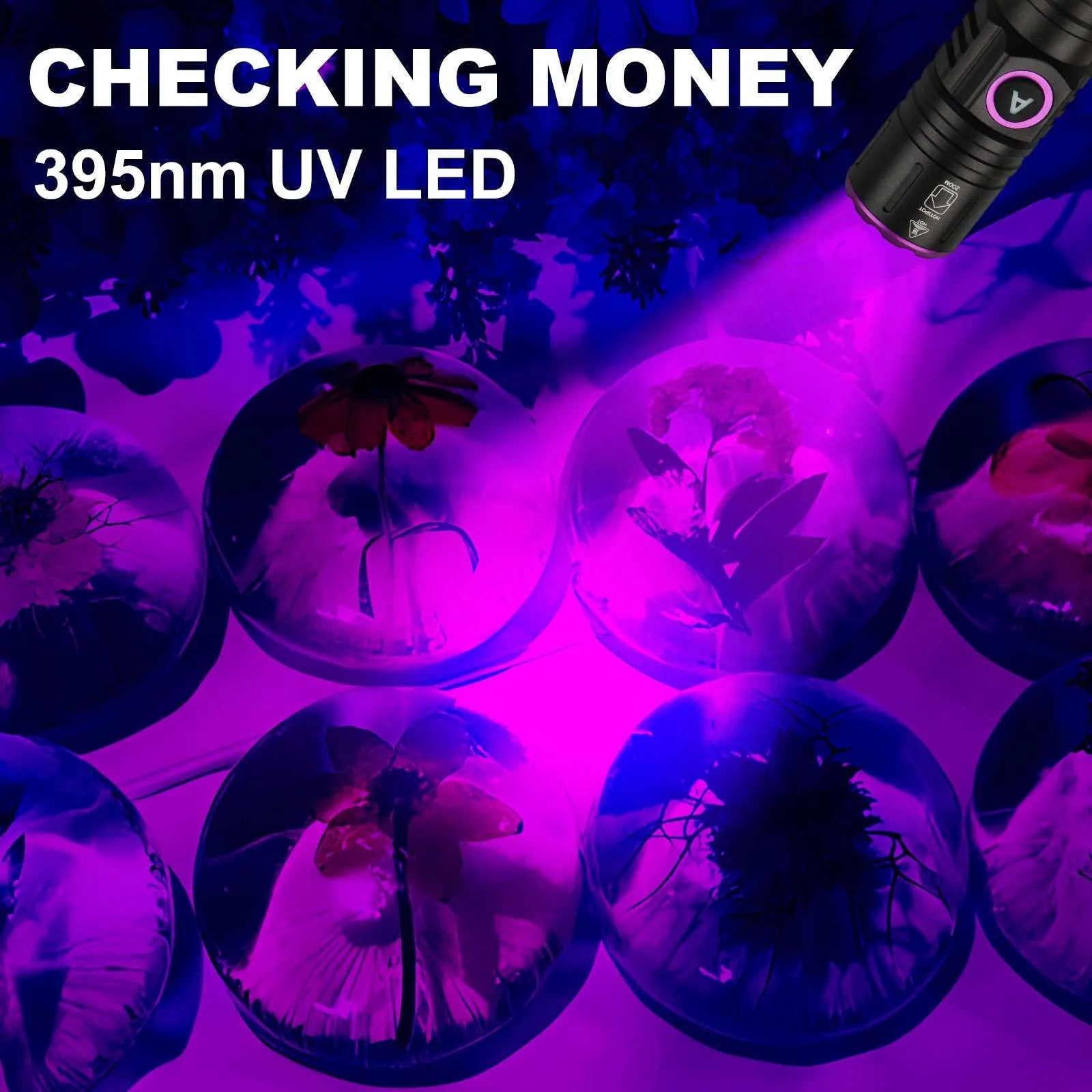 UltraFire SP69 UV Flashlight