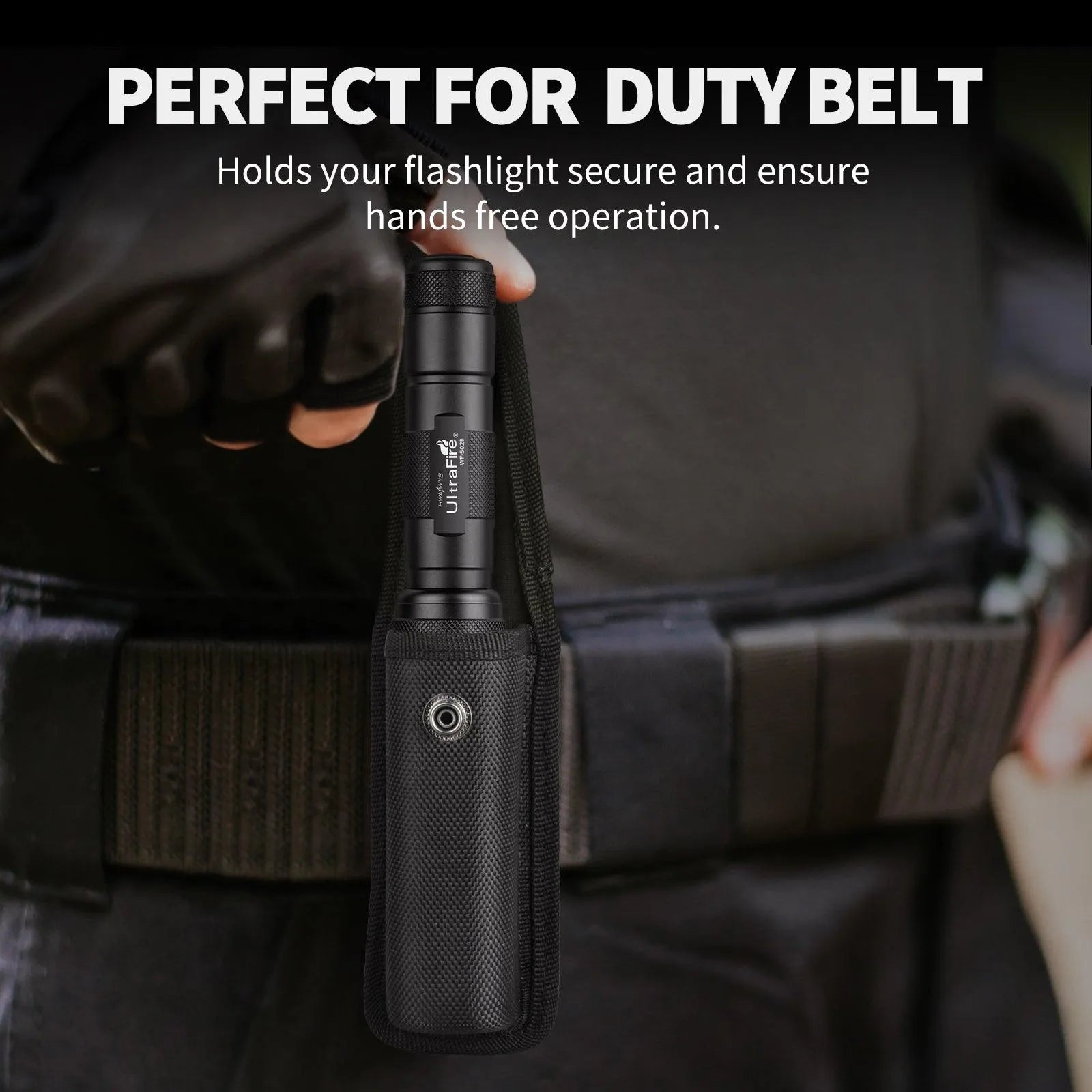 WF-502B Tactical Flashlight With Holster - UltraFire