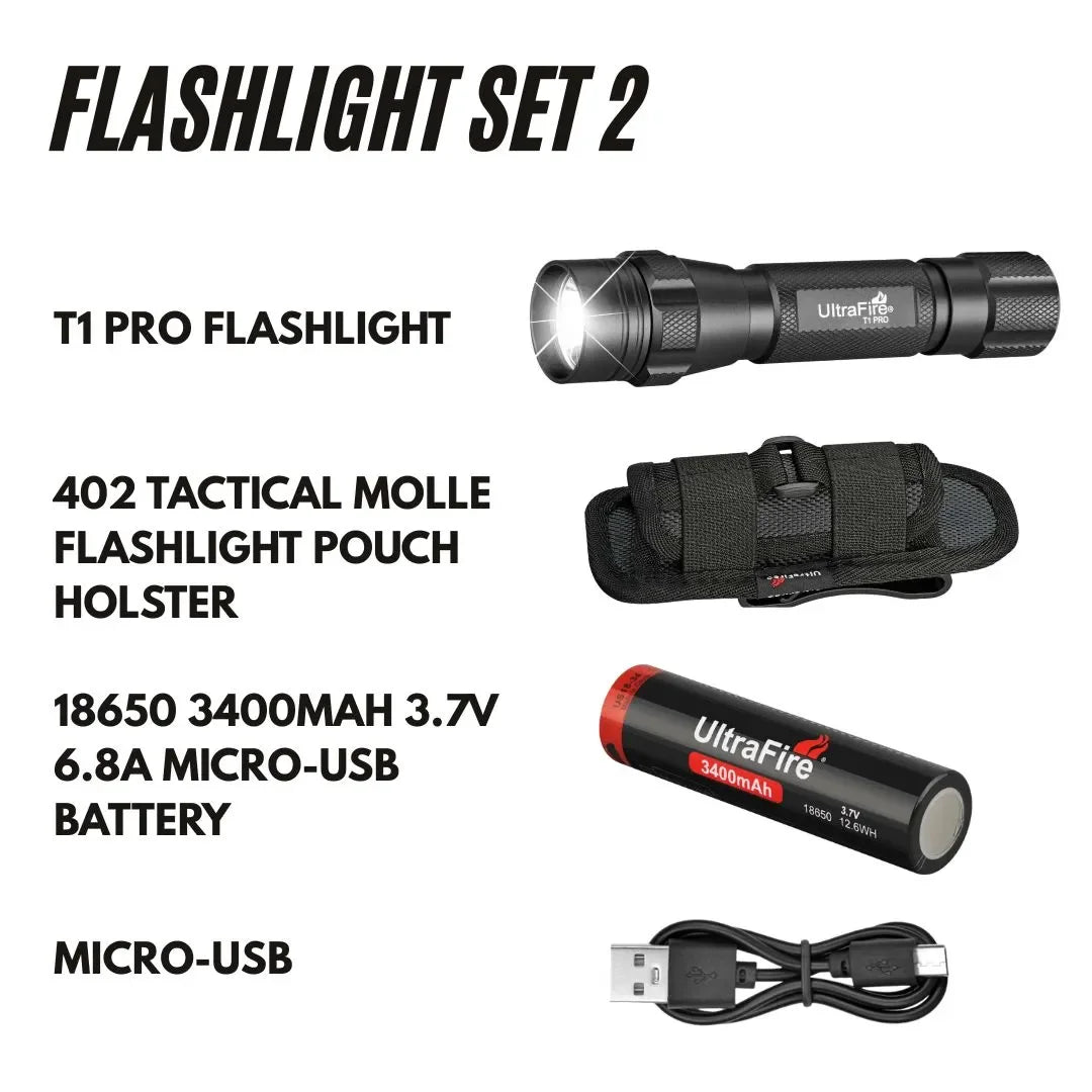 T1PROFlashlightSet_2 - UltraFire