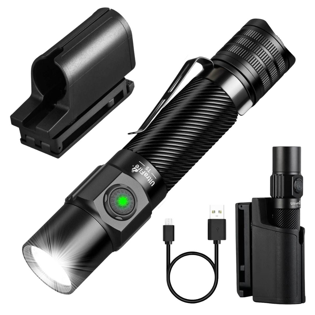 T5 Rechargeable Tactical Flashlight - UltraFire