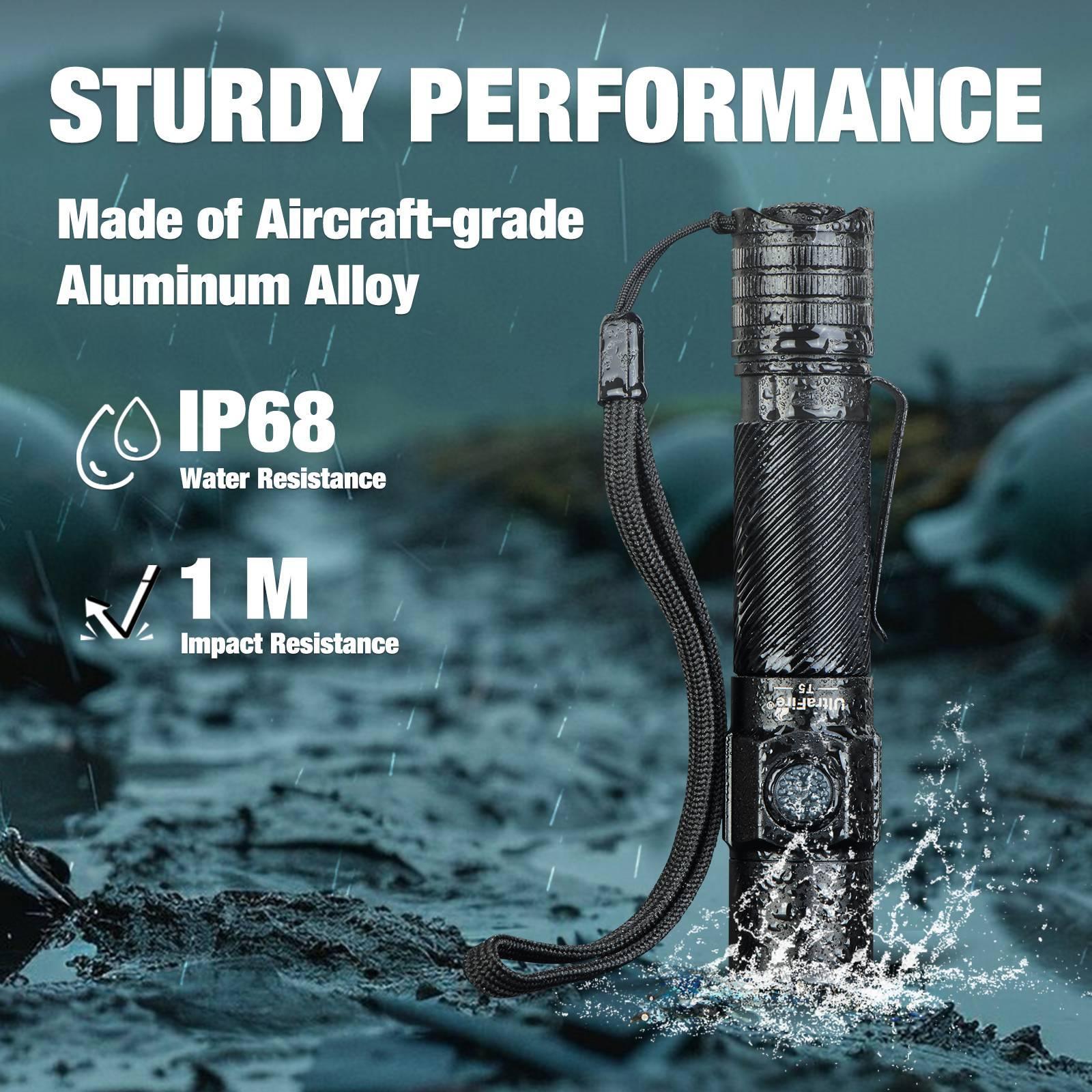 1800 lumens rechargeable flashlight SKYFIRE 2000J Tactical foot (337 Nitecore - MT2C Pro -