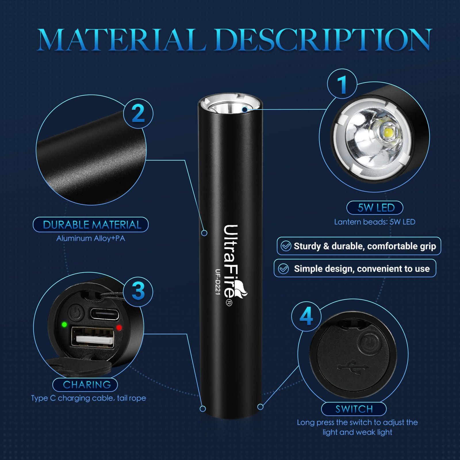 UF-D221 EDC Flashlight - UltraFire