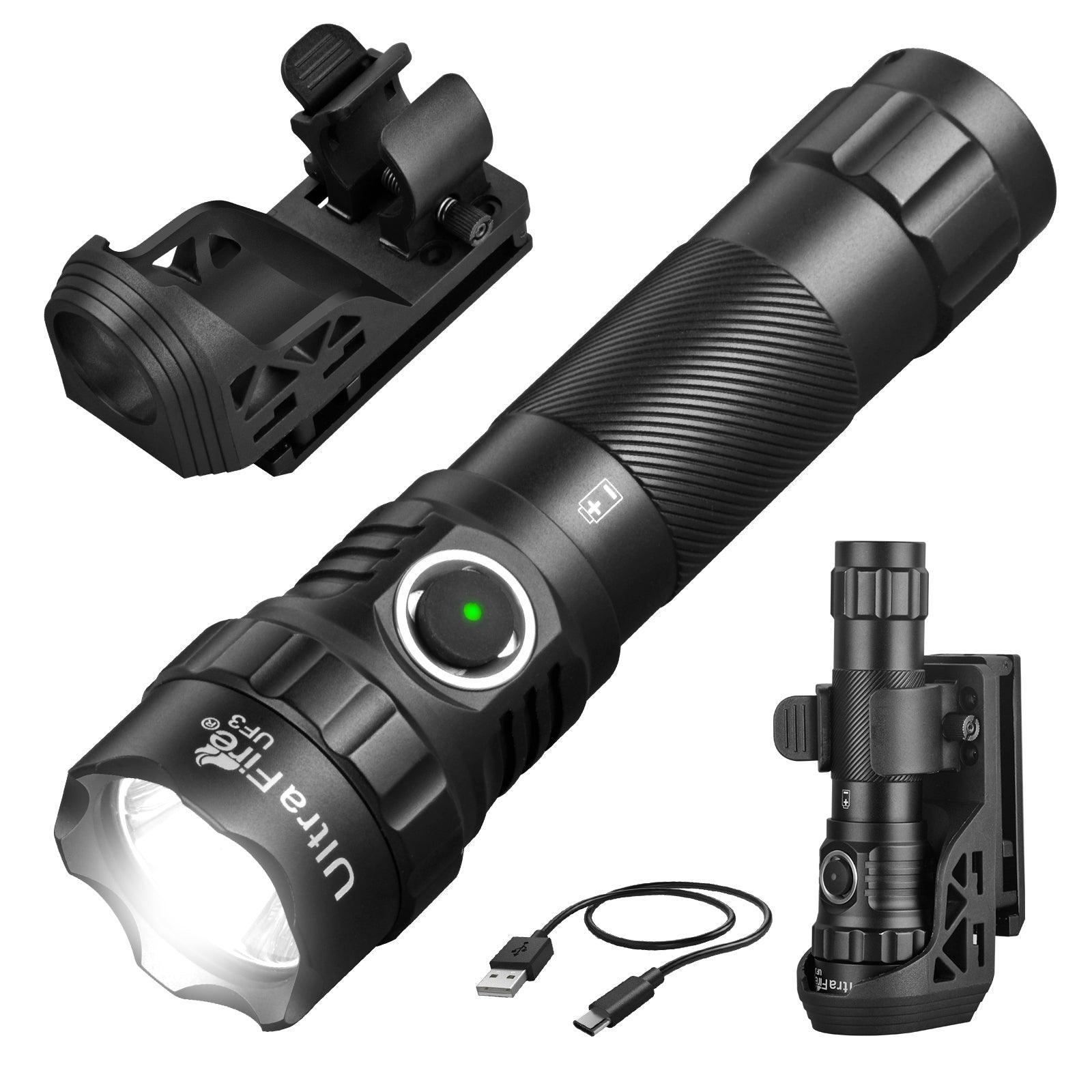 UF3 Rechargeable Tactical Flashlight - UltraFire
