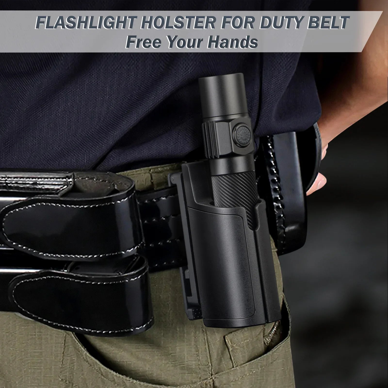 thumbnail image 2 of Universal Tactical Flashlight Holder.· STL File For ·Cults 2 of 14