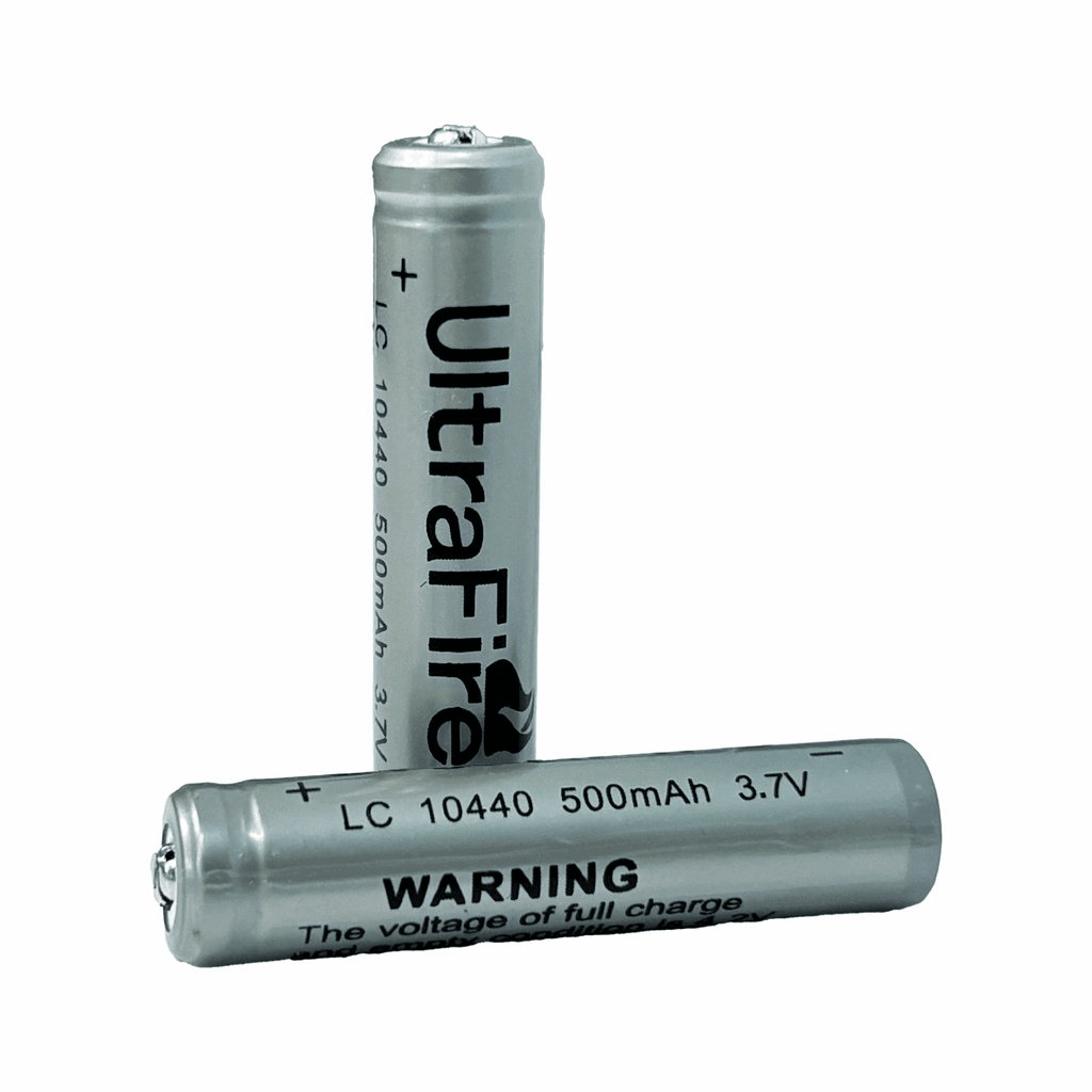 10440 500mAh 3.7V Rechargeable Batteries (2/10-Pack) - UltraFire