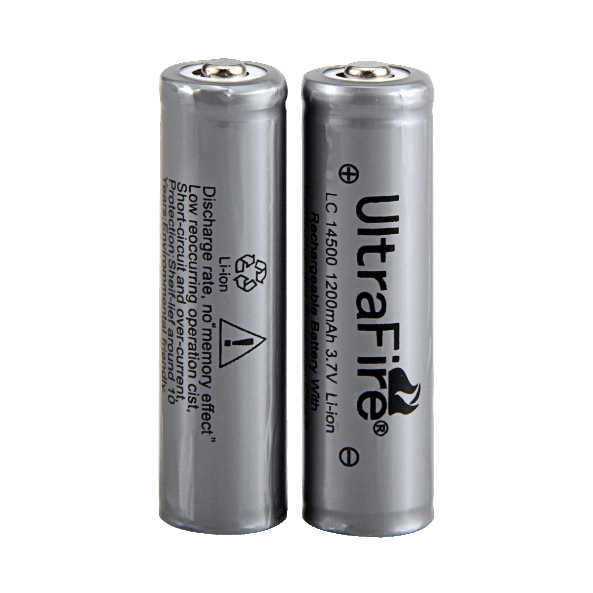 UltraFire 14500 Rechargeable Battery (2-Pack) UltraFire 14500 Rechargeable Battery (2-Pack)
