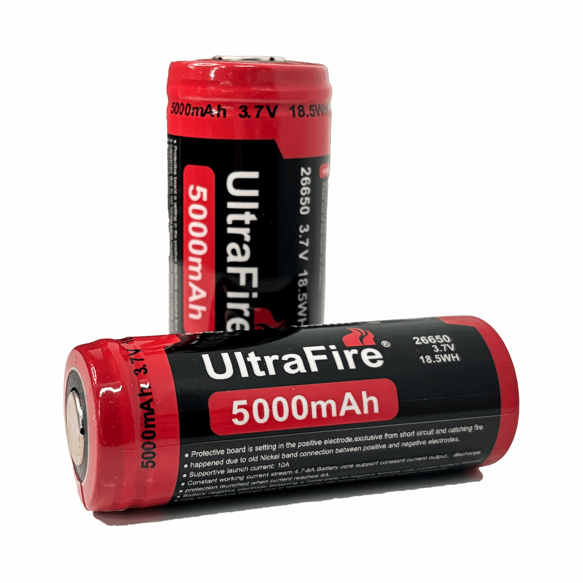 Ultrafire 26650 Rechargeable Battery - 5000mAh | 3.7V 10A | Protected Ultrafire 26650 Rechargeable Battery - 5000mAh | 3.7V 10A | Protected