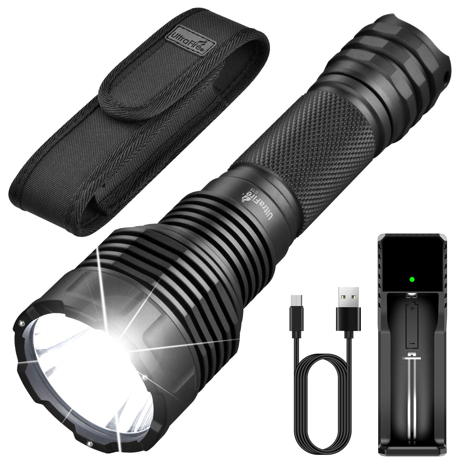 UltraFire C15 Rechargeable Tactical Flashlight