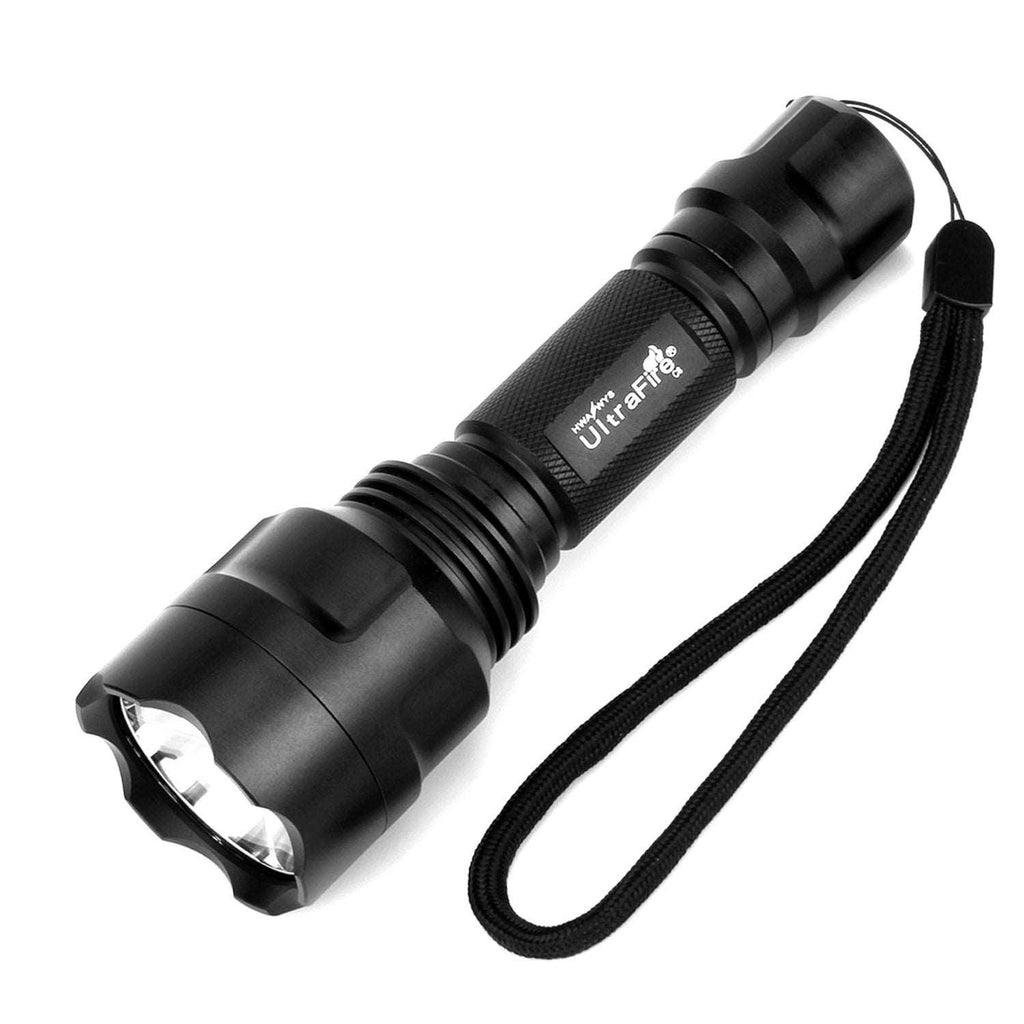 UltraFire C8 Tactical Flashlight - 1000 LUMENS | 200M | ZOOMABLE