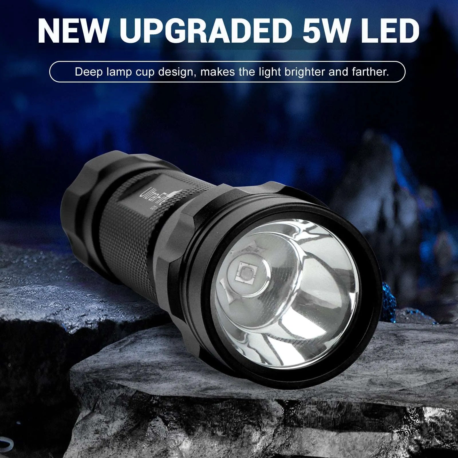 CG 1 Green LED Hunting Flashlight - UltraFire