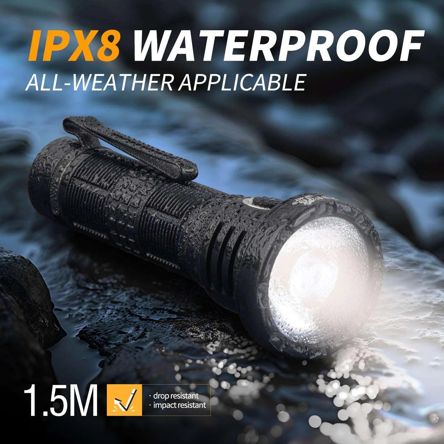 UF-H7 Rechargeable Tactical Flashlight - UltraFire
