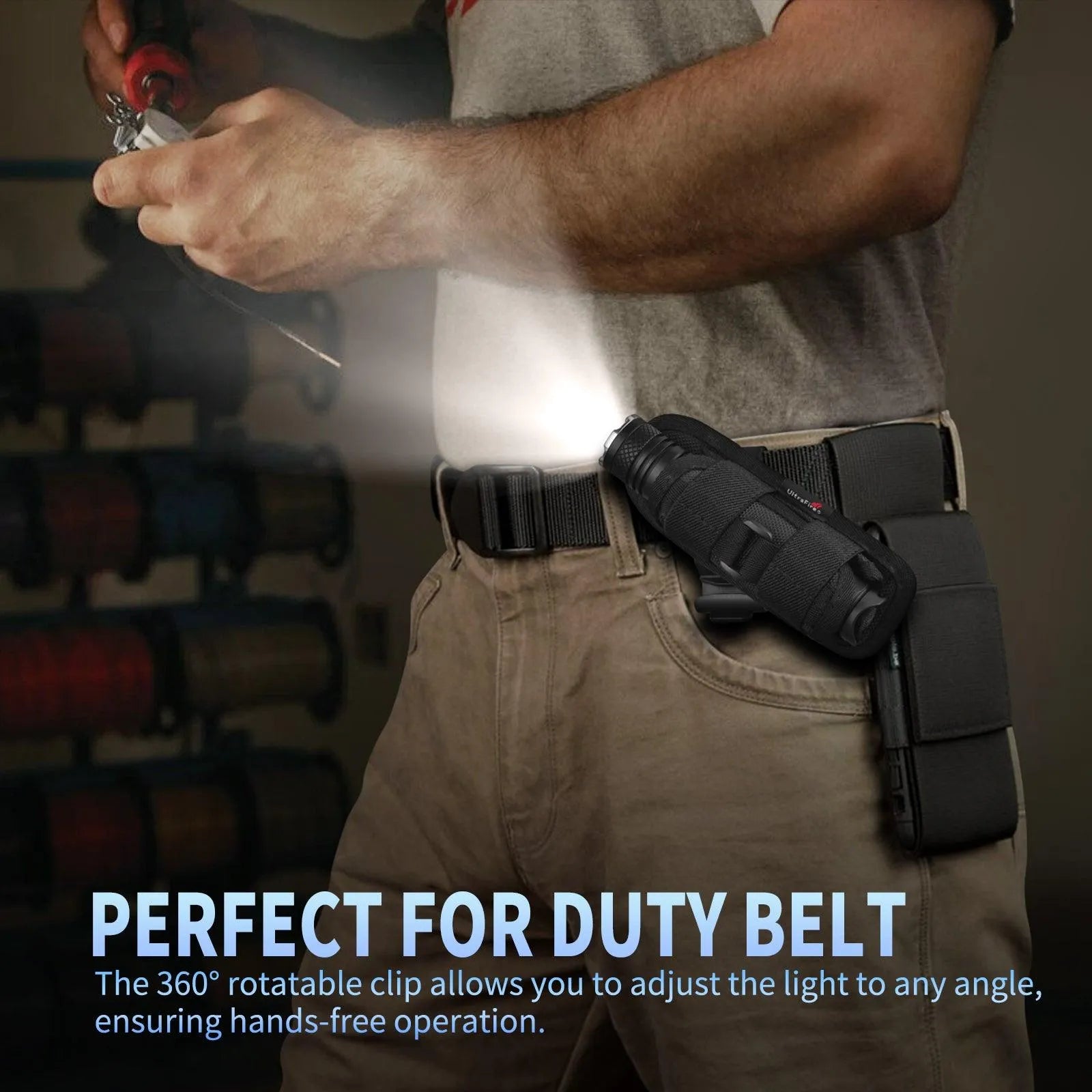 T4 Rechargeable Tactical Flashlight - UltraFire
