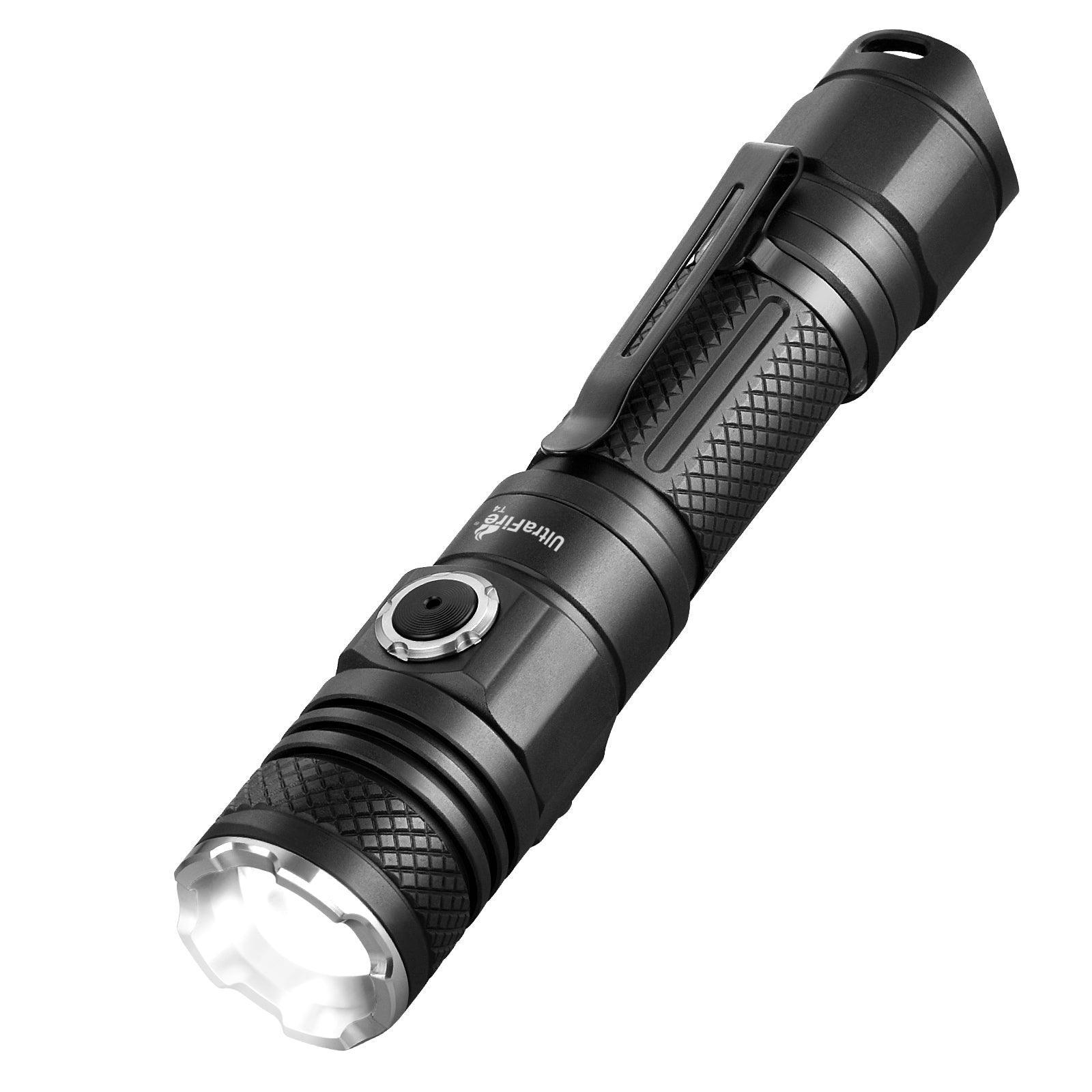 26650 usb flashlight rechargeable 1200 lumens Wuben E12R A sturdy clip allows you to easily carry this light on a belt or pocket. 26650 flashlight - Bahrain