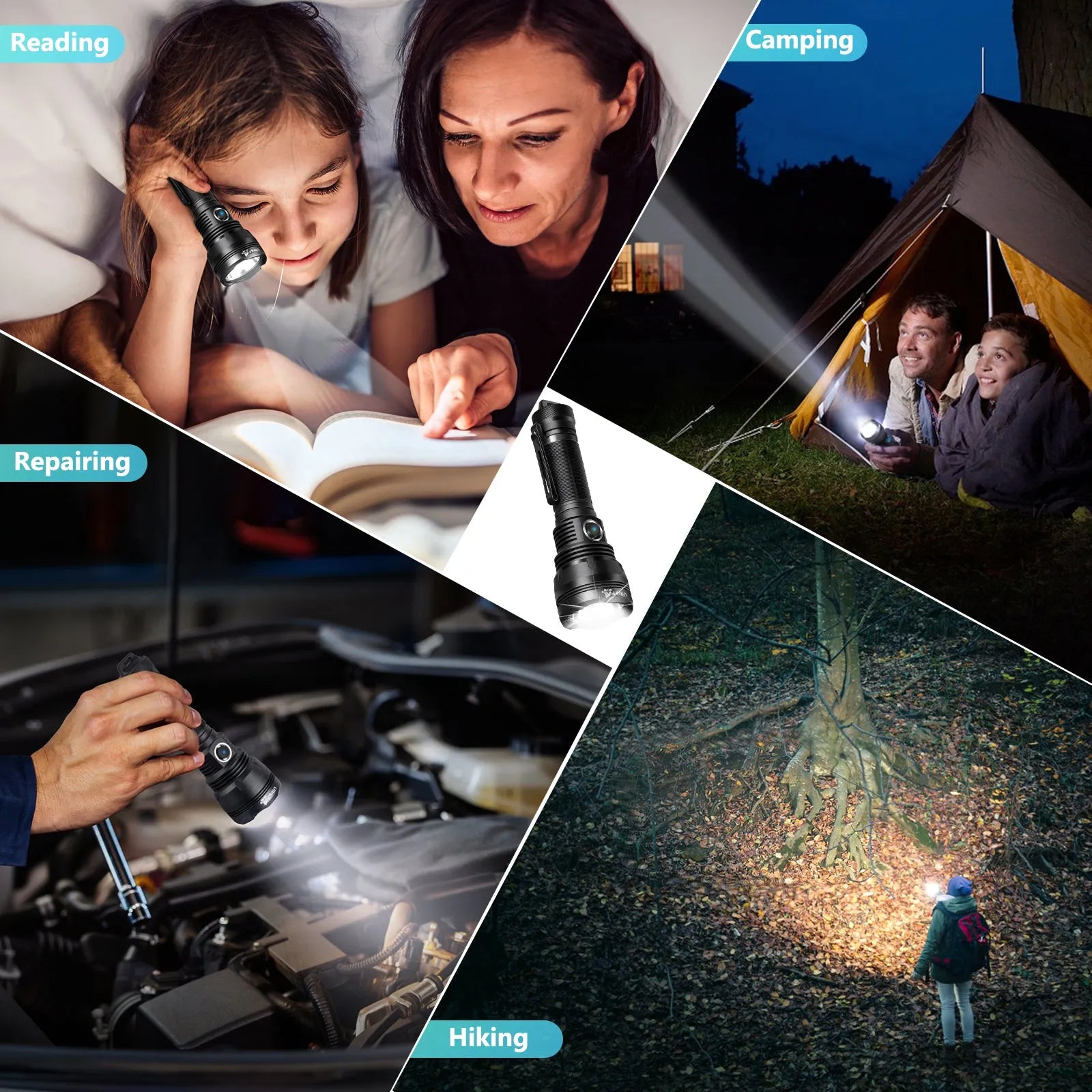 H6 Rechargeable Tactical Flashlight - UltraFire